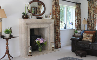 Palermo Limestone Fireplace image 1