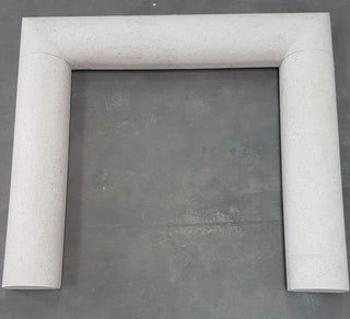 Vittoria Limestone Fireplace image 2