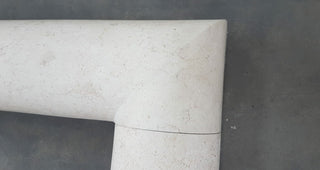 Vittoria Limestone Fireplace image 3