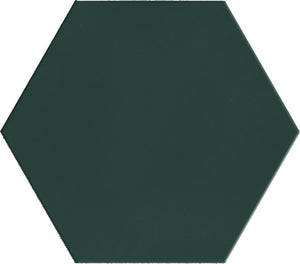 Hexagon Green Echo Matt Porcelain (Sample) image 1