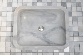 Atom Rectangle Verona Marble Basin image 1