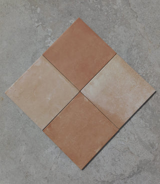 Argile Clay and Sand Terracotta Chequer Matt Porcelain image 1