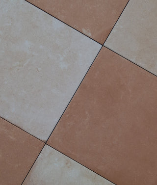 Argile Clay and Sand Terracotta Chequer Matt Porcelain image 3