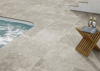 Burgundy Grey Exterior Porcelain 20mm image 1