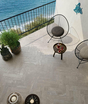 Cadiz 3D Silver Matt Porcelain (Sample) image 1