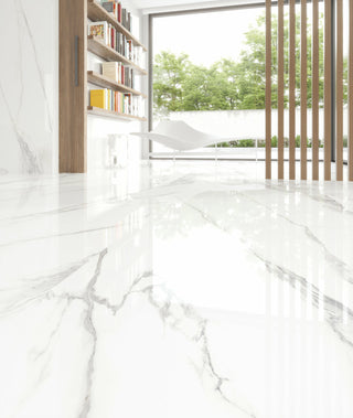 Calacatta Pure White Polished Porcelain (Sample) image 1