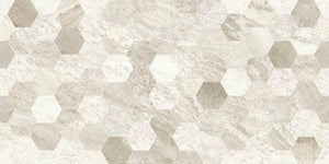 Aqua Aged Hexagon Light Porcelain (Sample) image 1