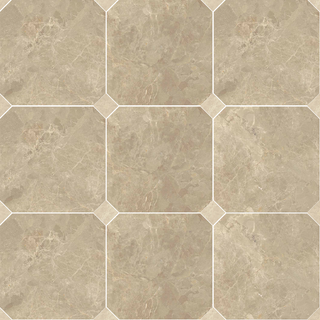 Minster Octagon Taupe Matt Porcelain