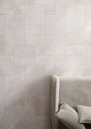 Campania Ivory Tumbled Effect Porcelain image 2