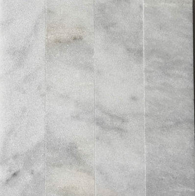Carrara Honed Marble Bricks
