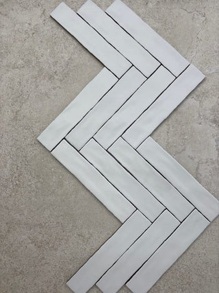 Casablanca Blanc Matt Porcelain Brick image 6