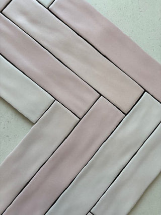 Casablanca Rose Matt Porcelain Brick image 1