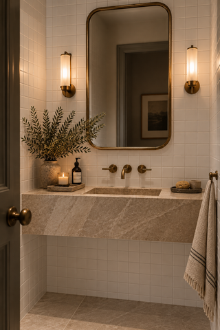 Victoriana Blanc Square Matt Porcelain