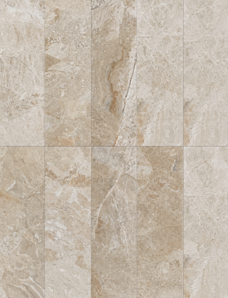 Corinthian Honed Marble Brick Tiles