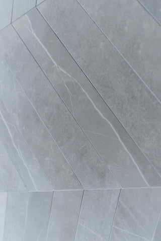 Geneva Chevron Silver Porcelain (Sample) image 2