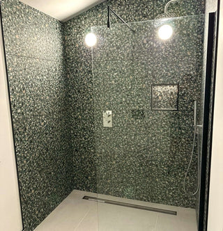 Venice Terrazzo Green Matt Porcelain image 2