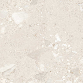 Fossile Grande Ivory Terrazzo Effect Matt Porcelain