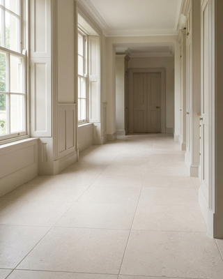 Fossile Piccolo Ivory Terrazzo Effect Matt Porcelain