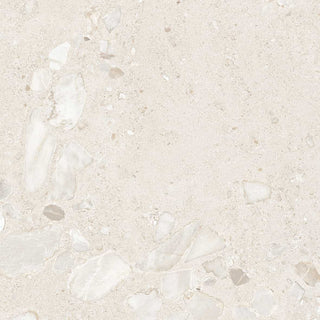 Fossile Grande Ivory Terrazzo Effect Matt Porcelain
