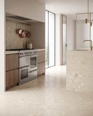 Fossile Grande Sand Terrazzo Effect Matt Porcelain