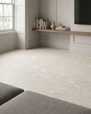 Fossile Grande Stone Terrazzo Effect Matt Porcelain