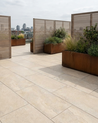 French Beige Outdoor Stone Effect Porcelain
