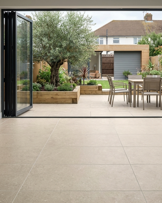Ground Bone Outdoor Stone Effect Porcelain
