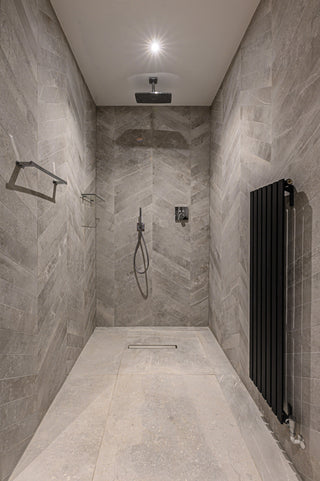 Geneva Chevron Silver Porcelain image 6