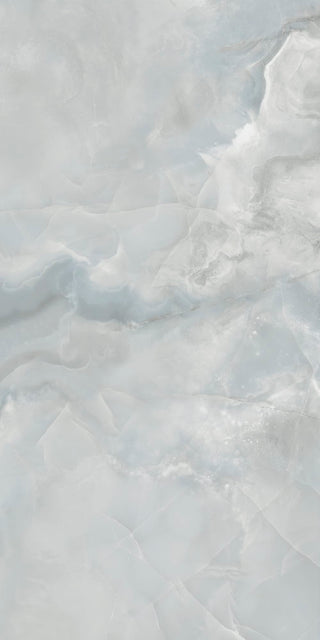 Maravilla Onyx Effect Azure Blue Satin Porcelain image 2