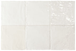 Monaco Zellige Blanc Square Glazed Ceramic image 3