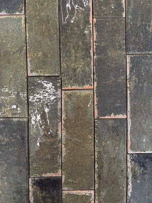 Marrakesh Olive Gloss Porcelain Brick (Sample) image 1