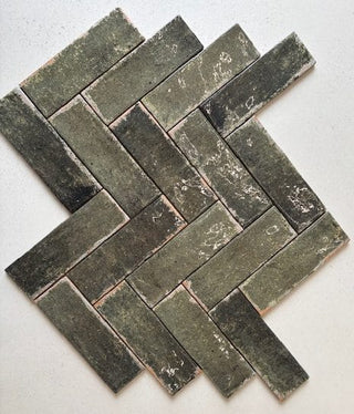 Marrakesh Olive Gloss Porcelain Brick image 3