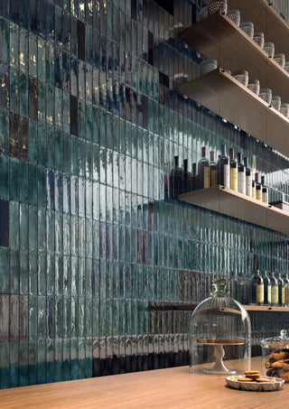 Metallic Glazed Green Brick image 1