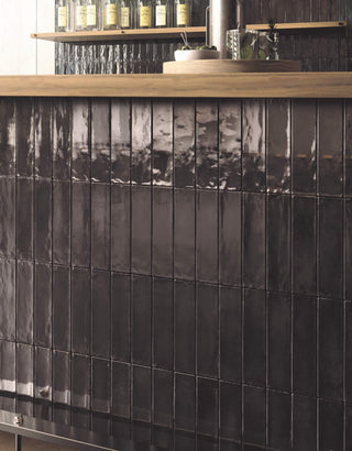 Metallic Glazed Black Brick image 2