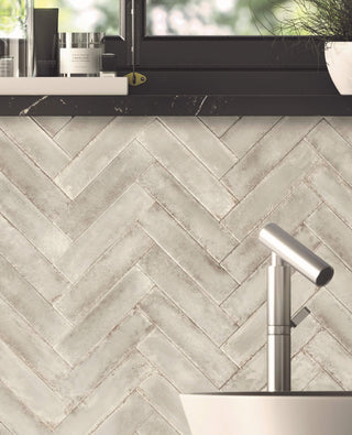 Metallic Glazed Grey Brick image 1