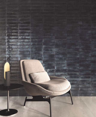 Metallic Glazed Blue Brick image 1