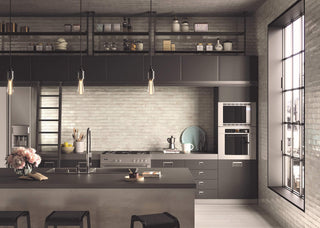 Metallic Glazed White Brick image 2