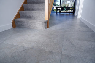 Travertine Silver Natural Porcelain image 3