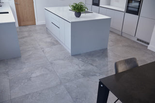Travertine Silver Natural Porcelain image 5