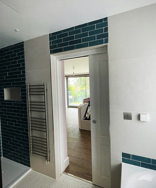 Monaco Glazed Azur Blue Ceramic Bricks image 3