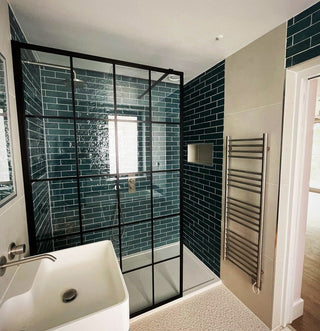 Monaco Glazed Azur Blue Ceramic Bricks image 2