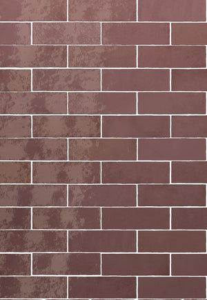 Monaco Glazed Crimson Ceramic Bricks (Sample) image 3