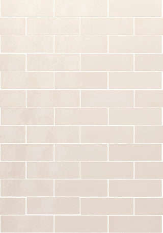 Monaco Glazed Milky White Ceramic Bricks (Sample) image 2