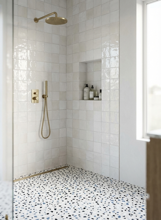 Monaco Zellige Blanc Square Glazed Ceramic