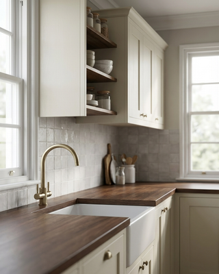 Monaco Zellige Cloud Grey Square Glazed Ceramic