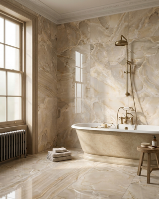 Onyx Honey Polished Porcelain