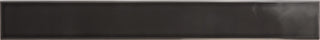 Palos Black Glazed Ceramic Long Brick (Sample) image 1