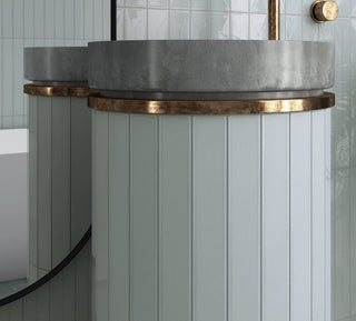 Palos Light Blue Glazed Ceramic Long Brick image 1