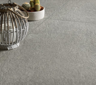 Ground Silver Outdoor Stone Effect Porcelain image 2