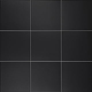 Pastello Black Swan Square Matt Porcelain image 1